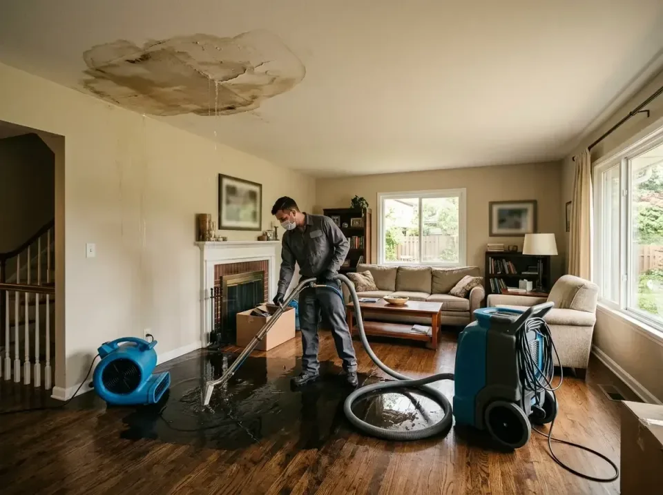 attic-pipe-burst-ceiling-drip-008 — frequently asked questions, Water Damage Restoration & Carpet Care in Dundee, MI